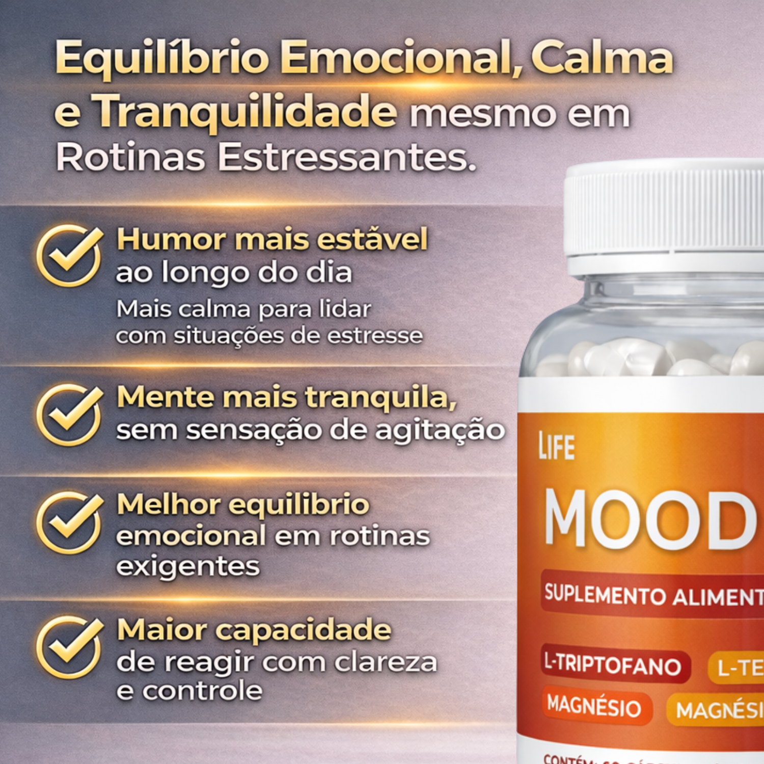 Mood Pro - Equilibrio e Calma (60 cápsulas)