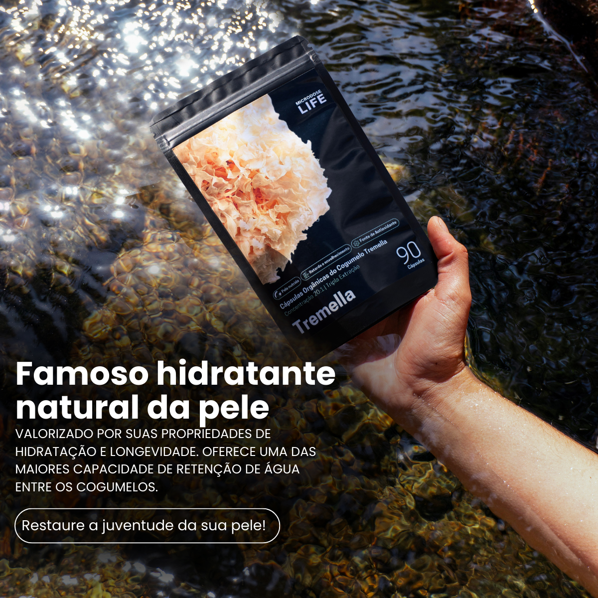 Cogumelo Tremella | Extrato Encapsulado 90 caps