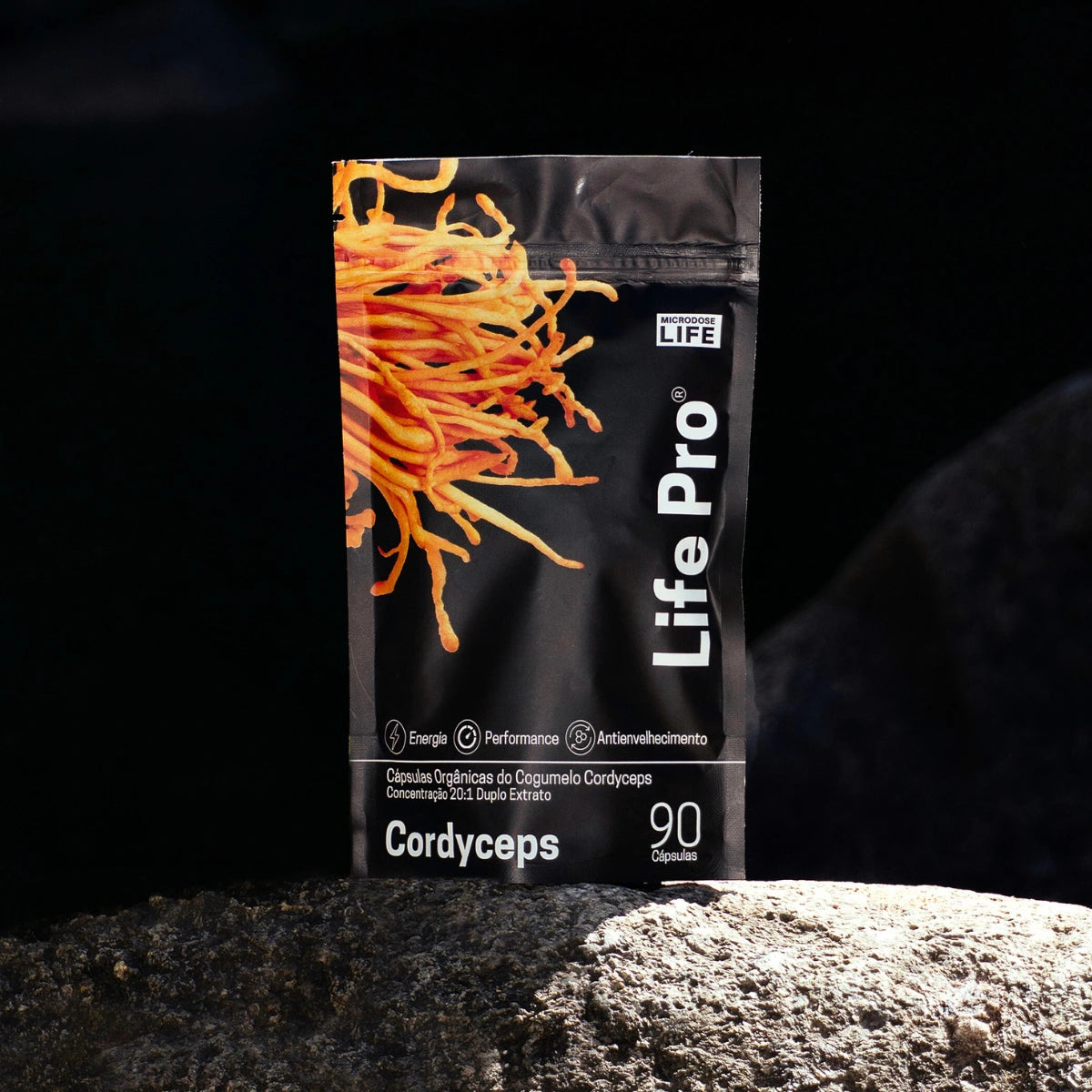 Cogumelo Cordyceps Militaris | Extrato Encapsulado 90 caps
