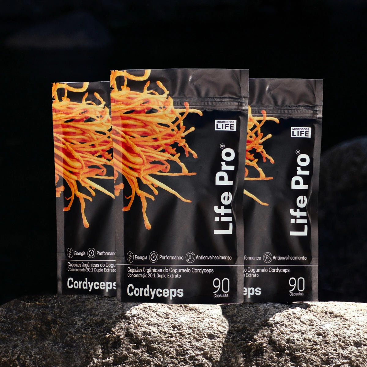 Cogumelo Cordyceps Militaris | Extrato Encapsulado 90 caps