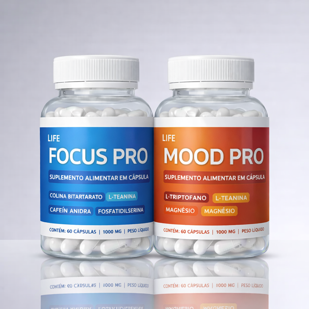 Kit Neuro Power | Focus Pro + Mood Pro 60 caps